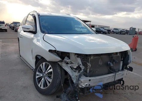 2018 Nissan Pathfinder Sl из США, поврежденный, VIN 5N1DR2MN4JC602520